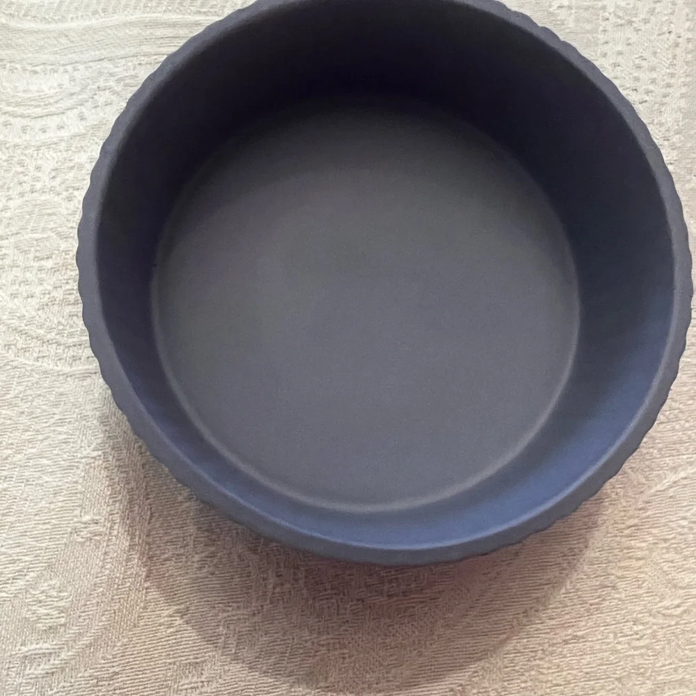 Blue and Cream Decorative Box (CHIPPED LID)